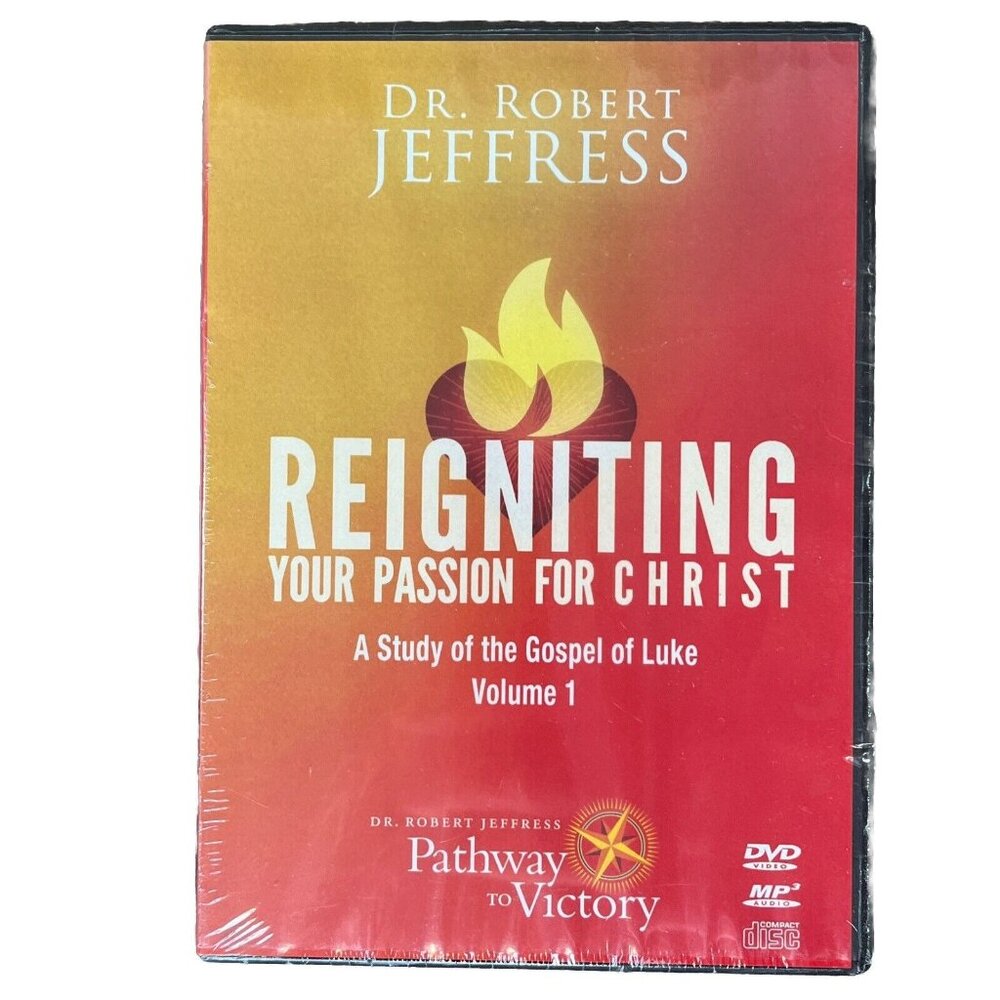 Dr. Robert Jeffress: Reigniting Passion For Christ Vol 1 (DVD + MP3 + CD) Sealed
